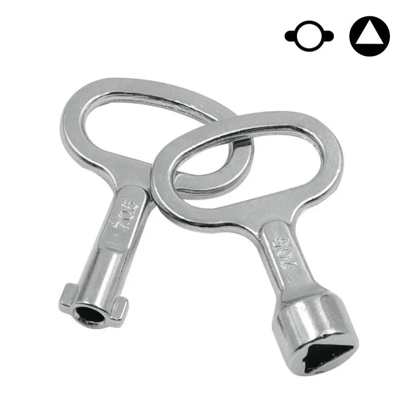 

Key Wrench Universal Elevator Door Lock Valve Key Wrench Utility Plumber Triangle Key For Electric Cabinets Metro Trains