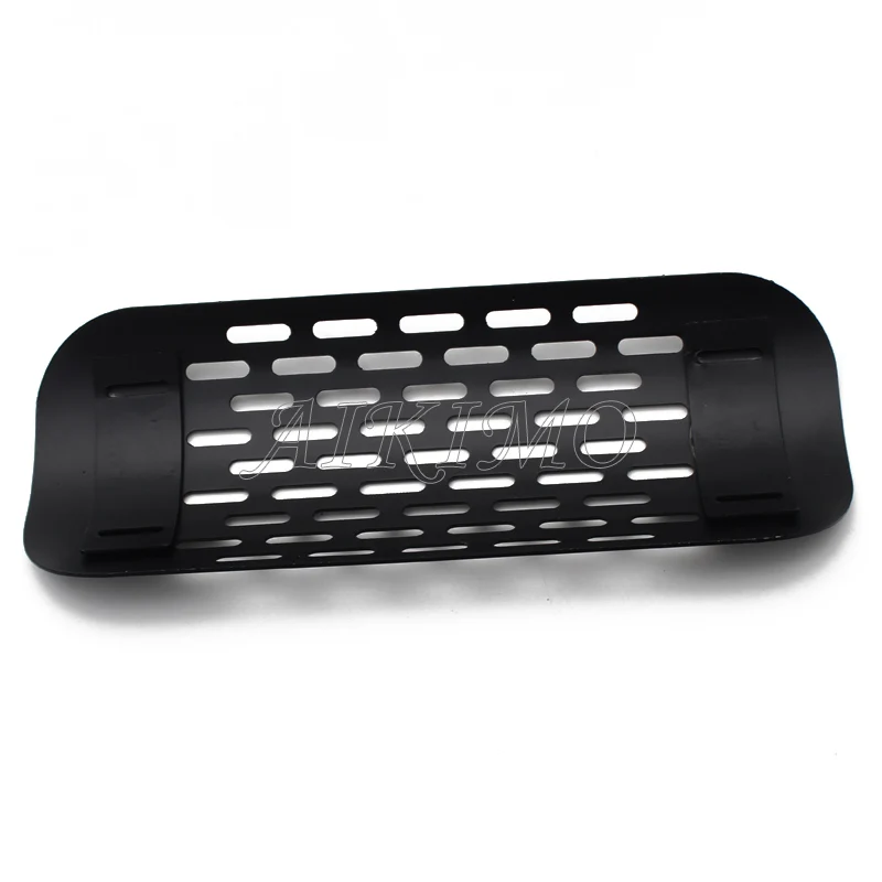 Мотоциклетный хромированный/черный металлический глушитель теплозащитная