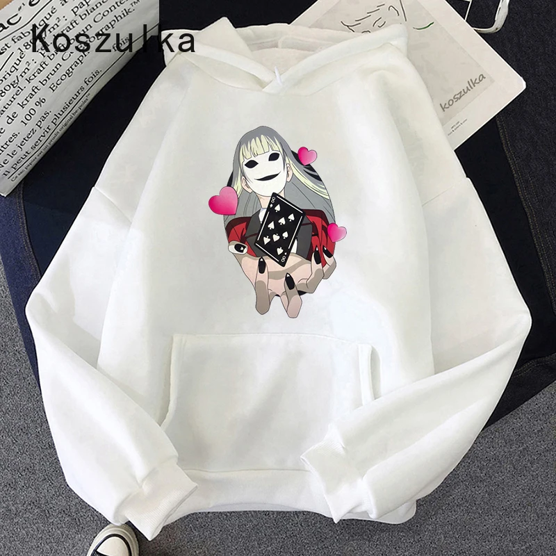 

Noble Yomozuki Runa Hoodie Anime Kakegurui Momobami Sweatshirt Kakegurui Runa Yomozuki Hoodie Clothing Aesthetic Streetwear