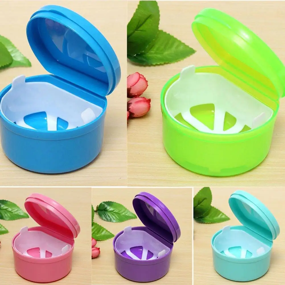 1 шт. стоматологический ортодонтический фиксатор для хранения протеза контейнер