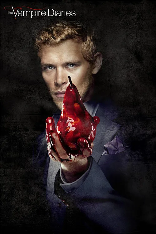 

the vampire diaries Home Decoration Canvas Fabric Cloth Poster Print Stylish Retro Decor Nice Poster 27x40cm