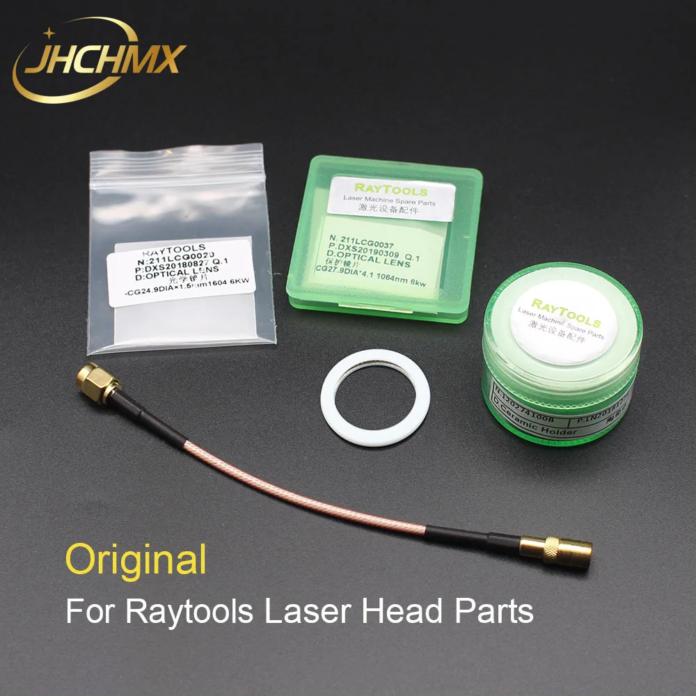 JHCHMX Raytools оригинальные оптические линзы защитные окна 211LCG0037 27,9* 4.1mm1064nm 6 кВт керамическое кольцо для Raytools лазерная головка