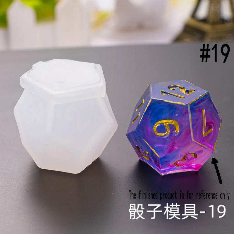 

DIY Irregular Numbers Game Dice Silicone Molds Jewelry Fillings Accessory Charms Handmade Cabochon Epoxy Resin Mould Craft