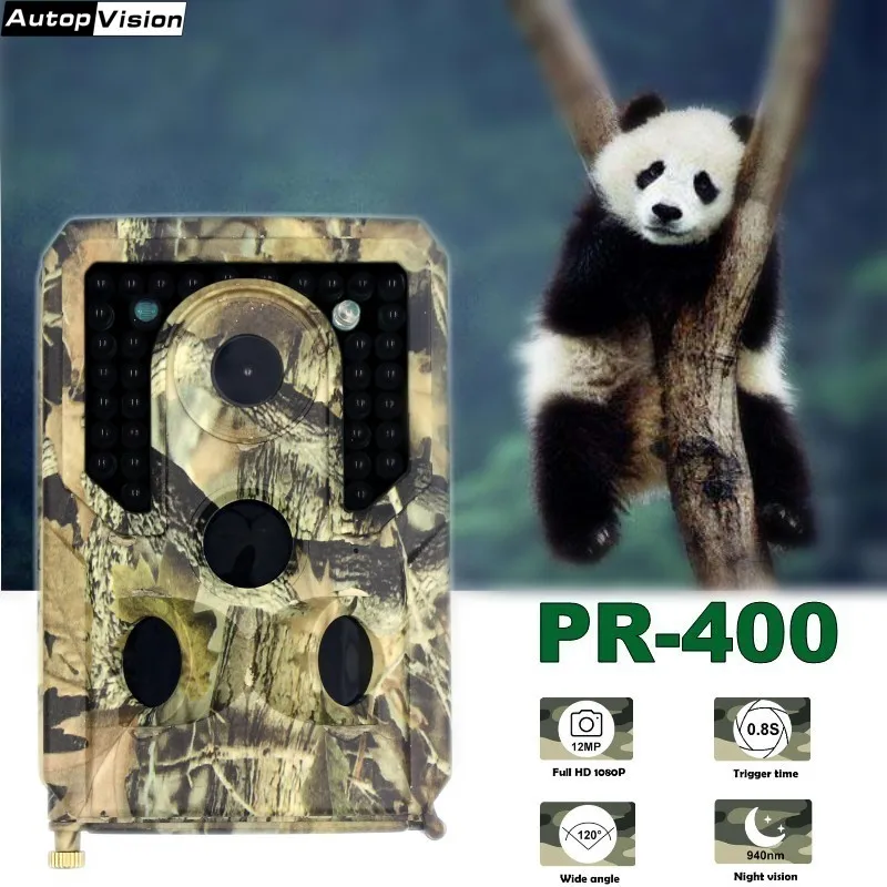 Фотоловушка PR400 12 МП 1080P ночное видение|Камеры видеонаблюдения| |