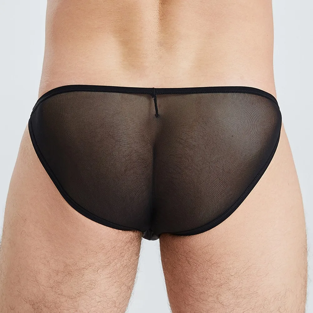 

Perspective Thongs Men Sexy Underwear Jockstraps G string Men Lingerie Bedtime Underpant Gay Panties Sheer Mini Briefs Bikini A5