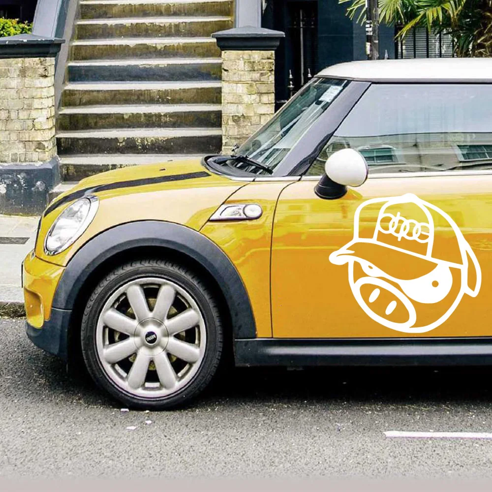 Мультфильм талисман поросенок наклейки СССР Автомобильная наклейка на зеркало