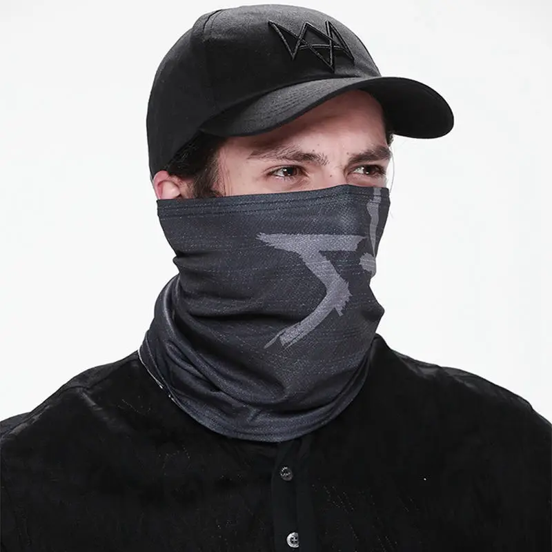 Новинка модная маска для лица с надписью Watch Dogs Aiden Pearce полуветрозащитная