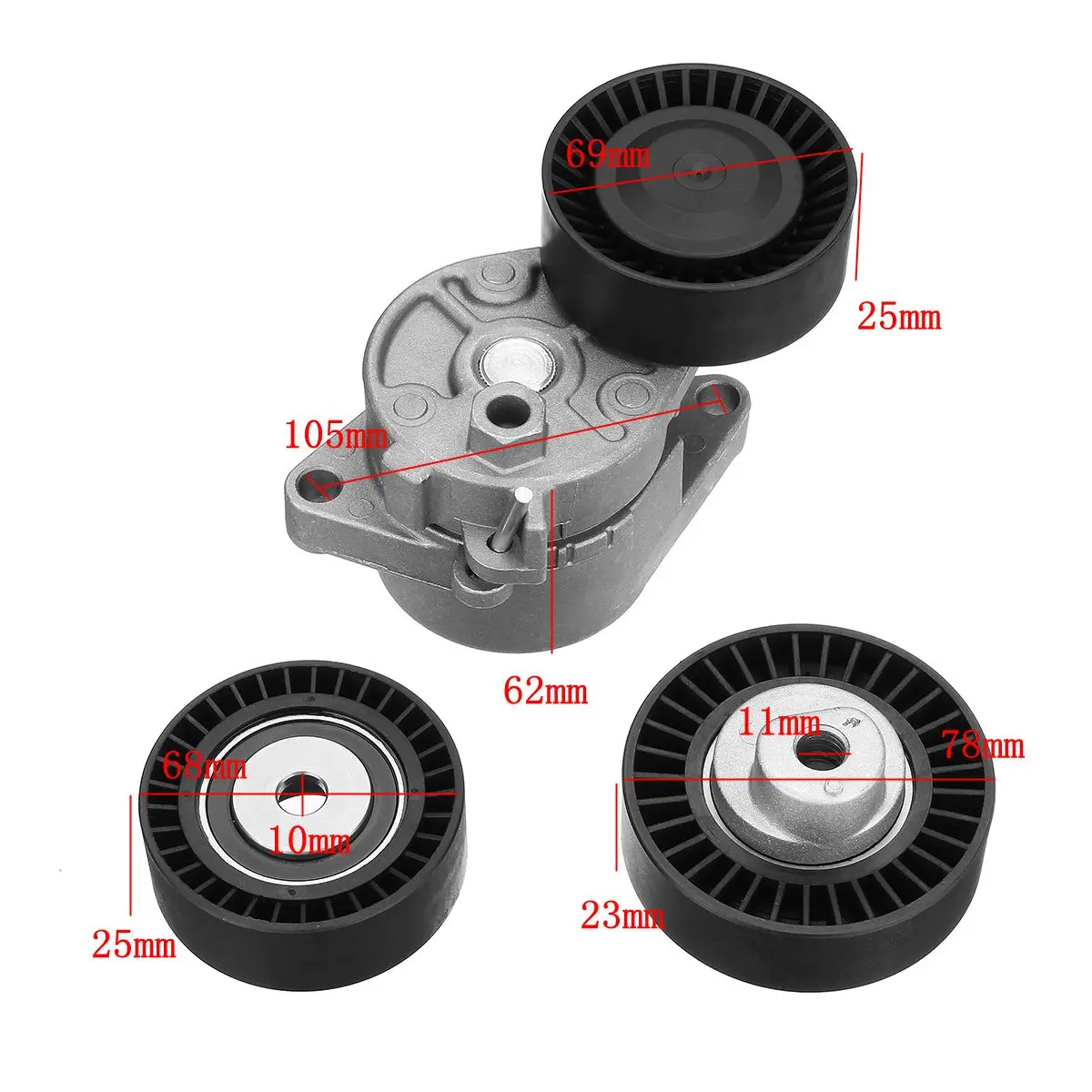 

Комплект натяжного ремня + шкив для BMW E36 E39 E46 E53 11287841228