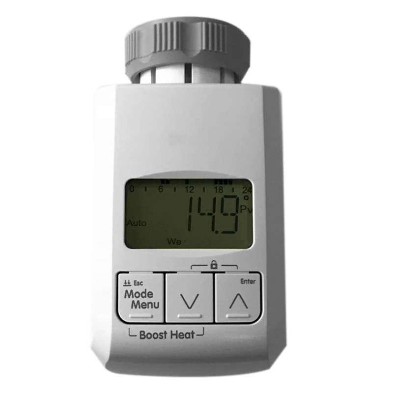 

HOT-A8 Programmable Thermostat Timer Valve Actuator Temperature Controller Intelligent Temperature Control Regulator