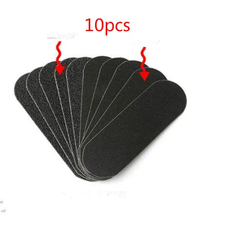 10pc Abrasive Pad 10 шт./упак. Уход за ногами Грит наждачная бумага Pro педикюр, уход за ногами пополнения чернил Замена для нержавеющего металла ручка файлы рашпили для ухода за ногами - Цвет: 10pc Abrasive Pad