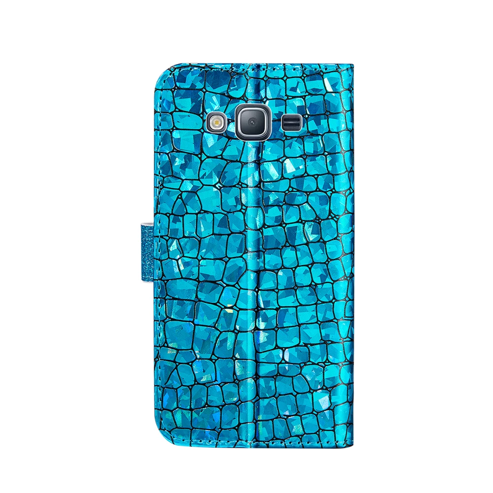 Для samsung Galaxy J6 J4 Plus 2018 J5 J3 J330 2017 J310 2016 лазерный блеск сплайсинга стиль PU кожа