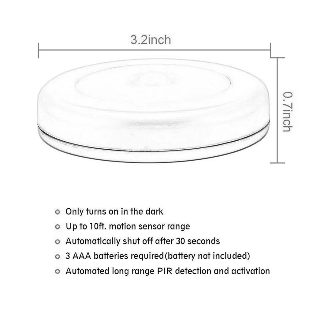Светодиодный светильник с интеллектуальным датчиком инфракрасный для
