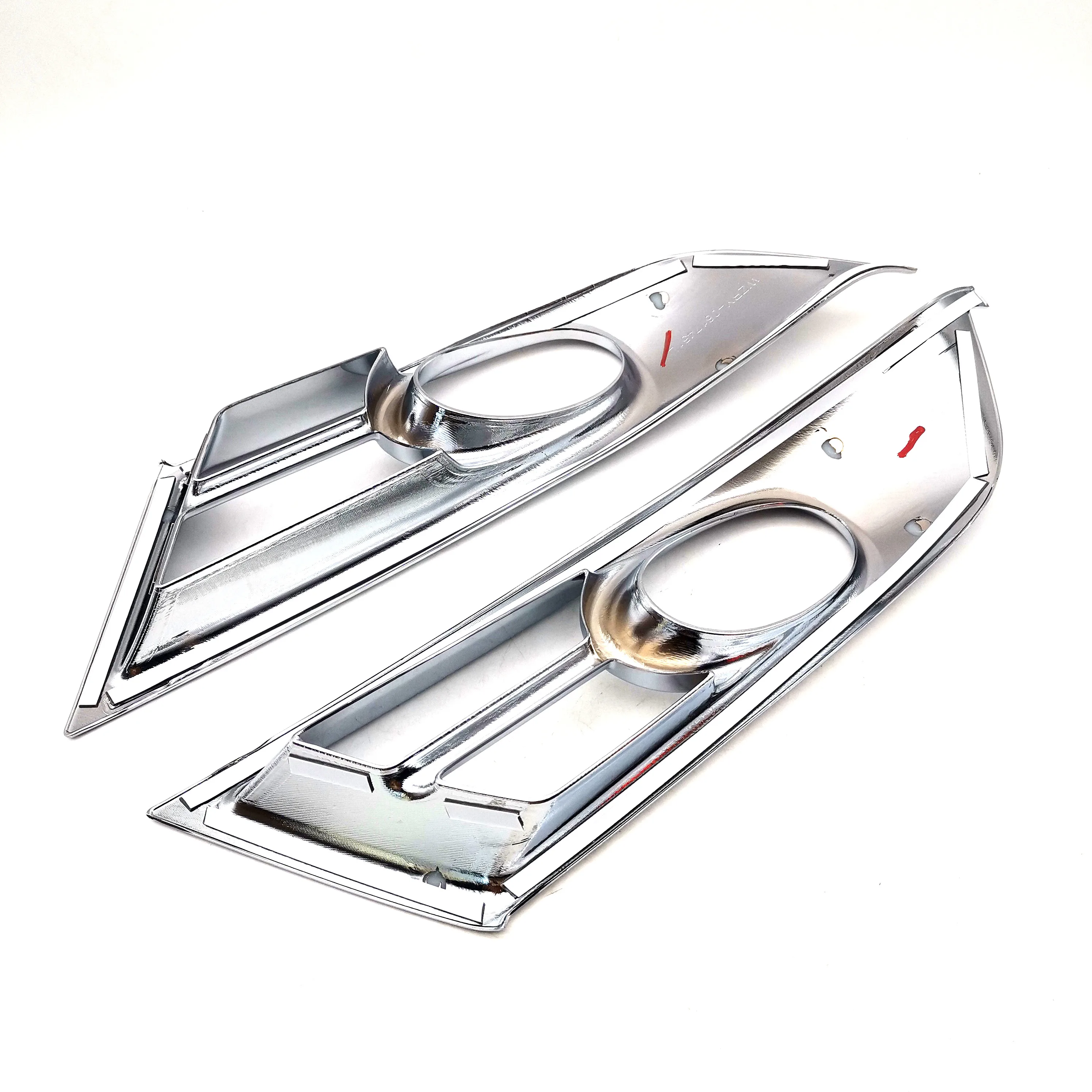 

Pair of Front Fog Light Cover Trim Fit Honda CRV CR-V 2017 2018 Chrome