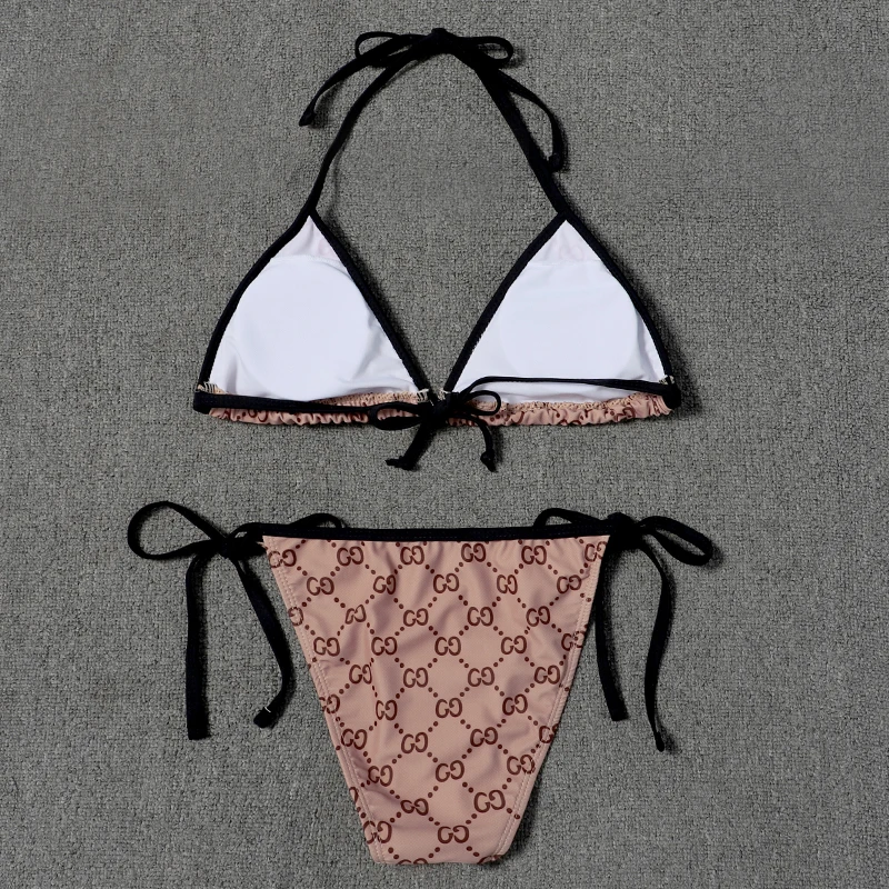 

2021 swimwear Brazilian women's plain Girly fashion Push Up swimsuit estat