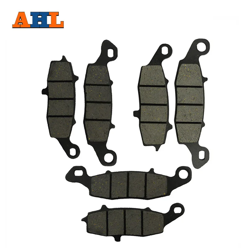 Передние и задние тормозные колодки AHL для мотоцикла KAWASAKI VN 1600 VN1600 Nomad 2005-2008 черная
