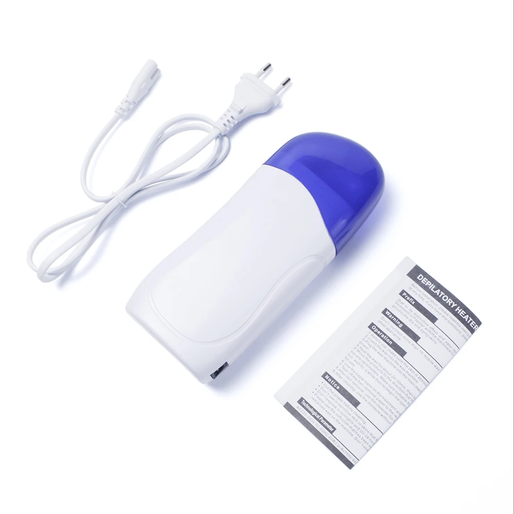 

Professional Single Handheld Depilatory Wax Hair Removal Machine with EU/US Plug Portable Epilator Roll On Depilatory Heater