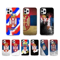 flag of serbia phone case for redmi k30s ultra 9a k20 note 8 9 pro max 10 9s 8t 7 5 transparent funda