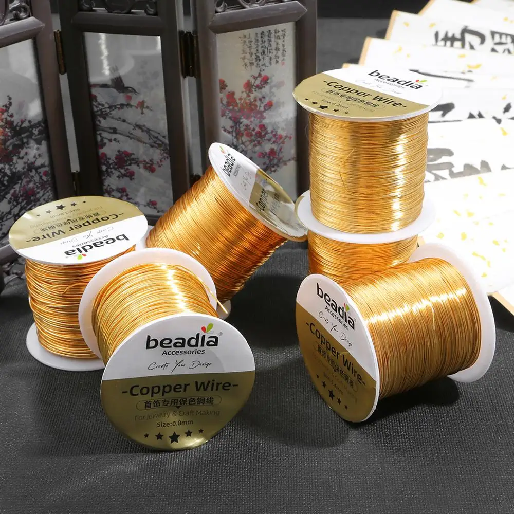 Проволока для бисероплетения медная проволока ювелирных изделий сделай сам