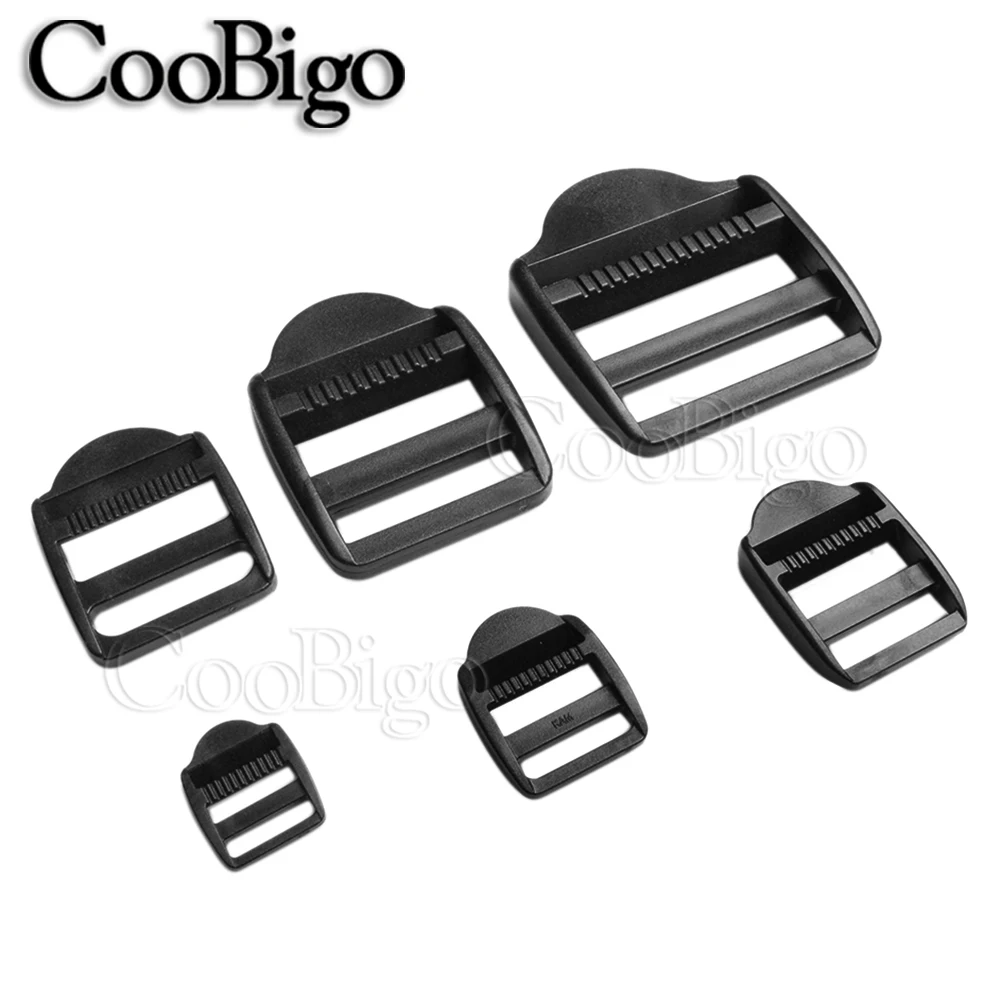 10 шт. пластиковый рюкзак с пряжкой три скользящий регулятор слайдер замком для