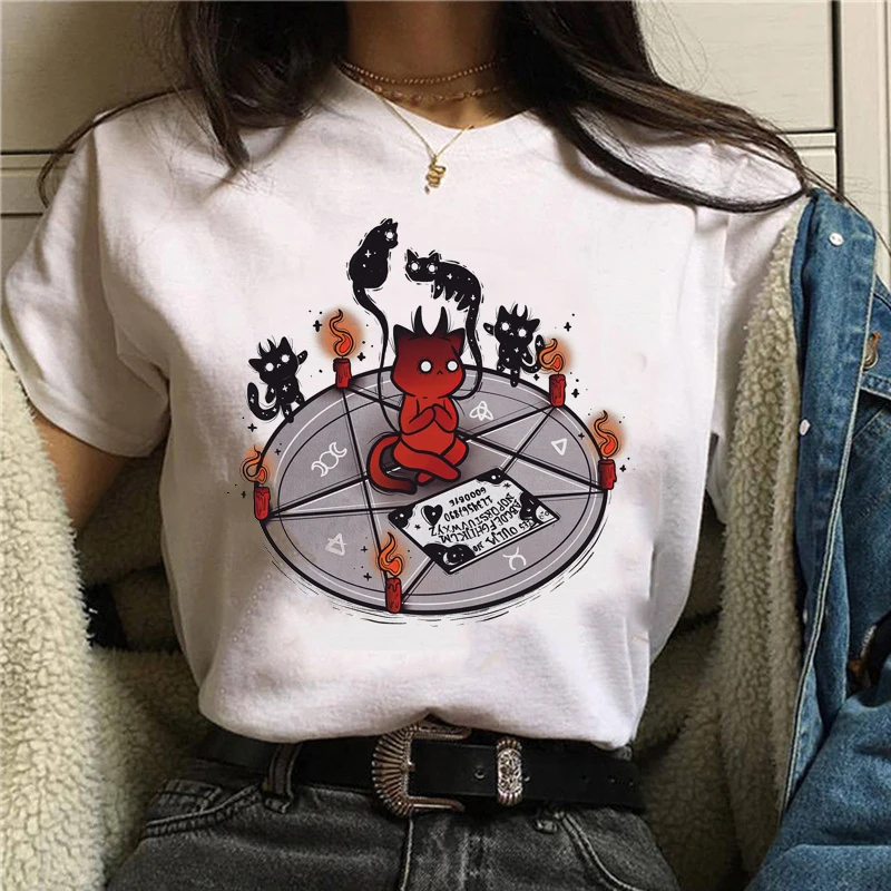

Funny Halloween Pumpkin Vegan T shirt Trick or Treat T shirt Women Teen Fashion Urban Egirl Top Female Girls Summer Vintage