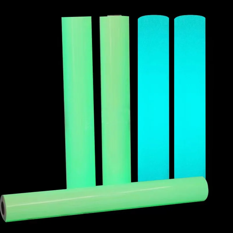 Светящийся термотрансферный виниловый светящийся в темноте термопресс для