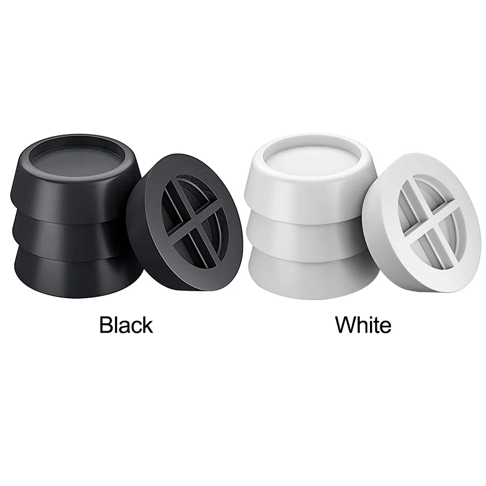 

4pcs Protector Feet Pads Rubber Durable Non Slip Heighten For Washing Machine Universal Anti Vibration Dryers Mute Furniture
