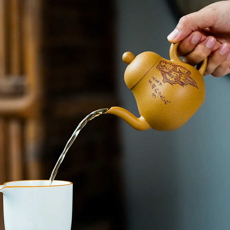 

Authentic Yixing Teapot Mud Duan Kung Fu Kettle Creative Teaware