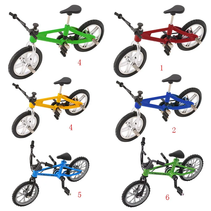 

Модель велосипеда из сплава на палец, миниатюрная модель велосипеда MTB BMX Fixie, игрушка для мальчиков, креативная игра, подарок W15