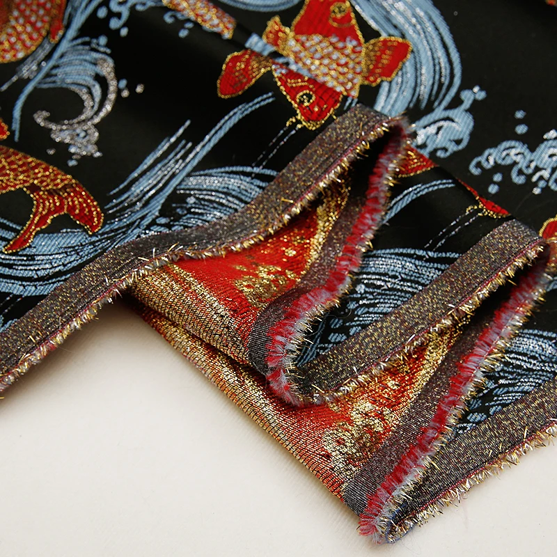 

Jacquard clothing fabric fashion women's dress fabrics DIY colthing sewing materials fabric for light luxury dresses or kimono