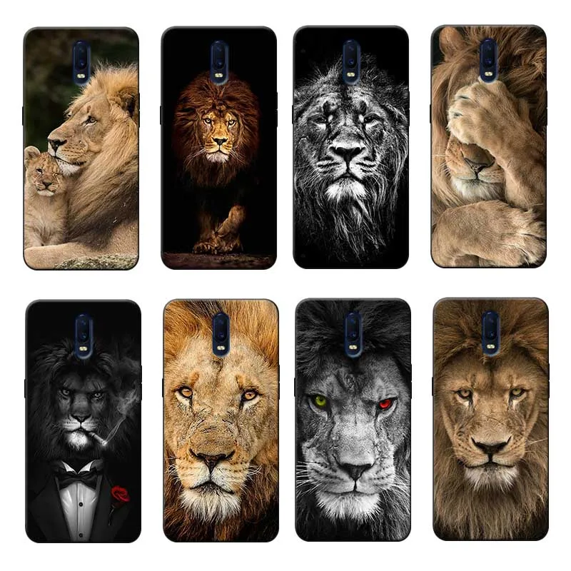 Для oneplus one plus 7 pro 7t 6 6t 5t Прозрачный мягкий силиконовый чехол для телефона Lion Alpha Male