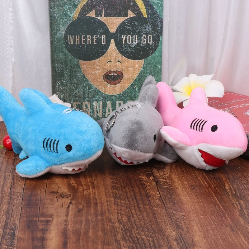 

Shark Plush Toys Stuffed Animals Kids Toys Keychain Children Gift
