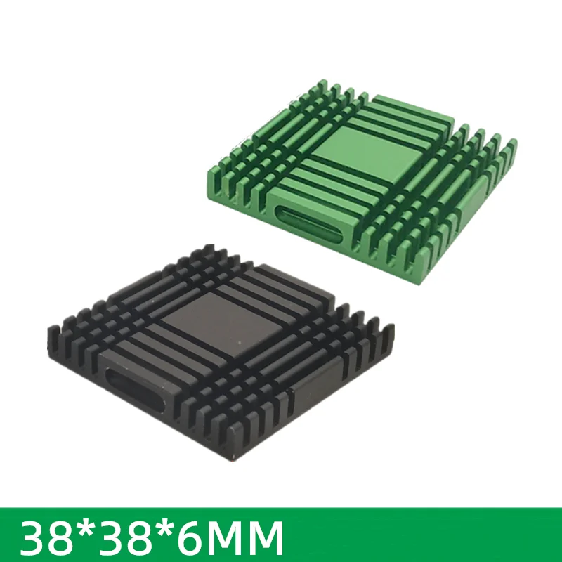 

10 шт. высокого качества теплоотвод 38*38*6 мм электронный теплоотвод чип теплоотвод для Процессор