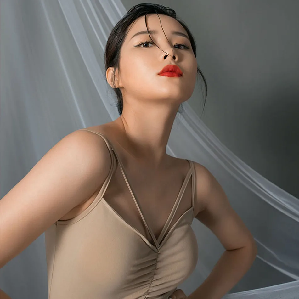 Платье для латиноамериканских танцев Женский Топ в полоску с открытыми плечами