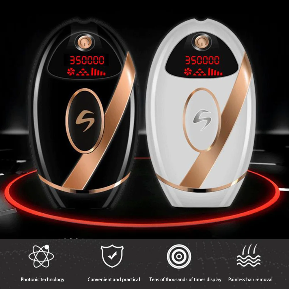 

Zimir Hair Removal Device Permanent Painless Facial Full Body Hair Remover Machine Mini Portable Epilator For Women Men Black L1