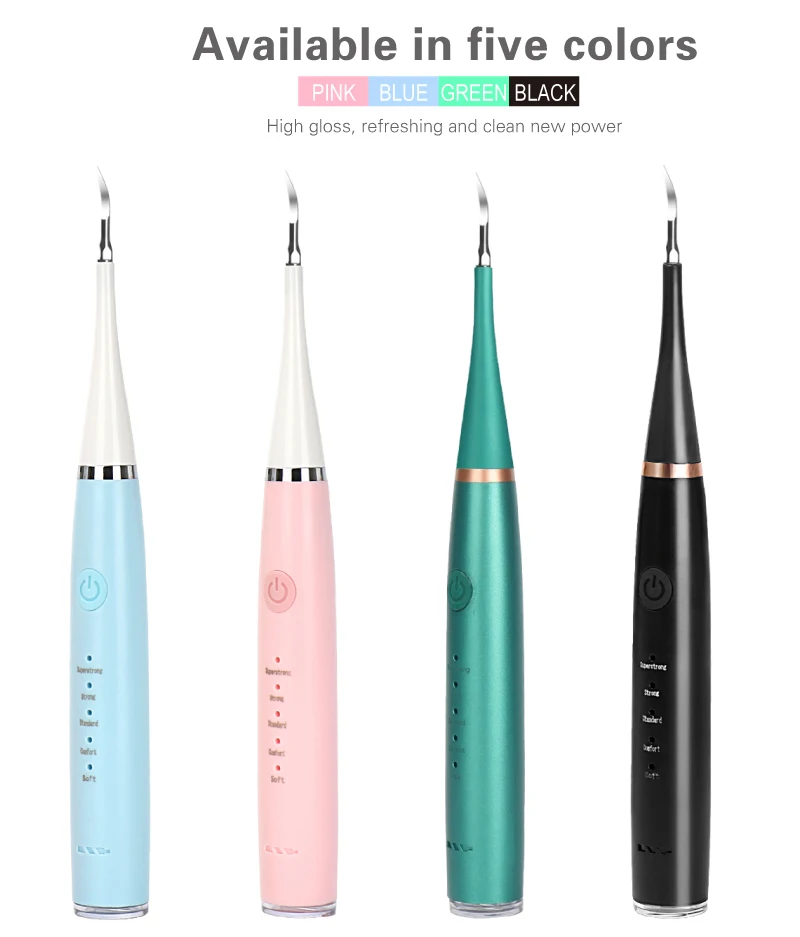 

Electric Scaler Household Ultrasonic IPX7 Oral Irrigator Tooth Cleaner Wash And Remove Calculus Tartar And Tartar Whiten Teeth