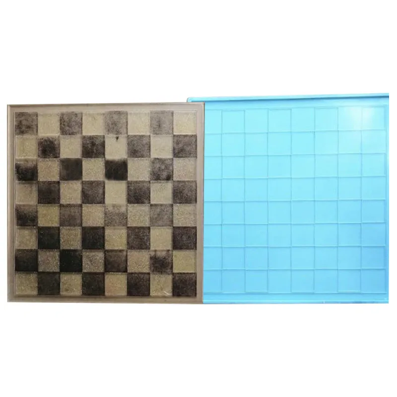 Блестящая шахматная доска силиконовая форма смола резиновая DIY | Дом и сад