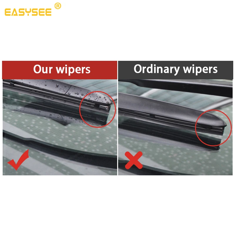 Windscreen windshield wiper Blade for Mitsubishi Lancer Fit Hook Arms Model Year From 2003 to 2017 2018 2019 24&quot&amp18&quot 24&quot&amp16&quot |