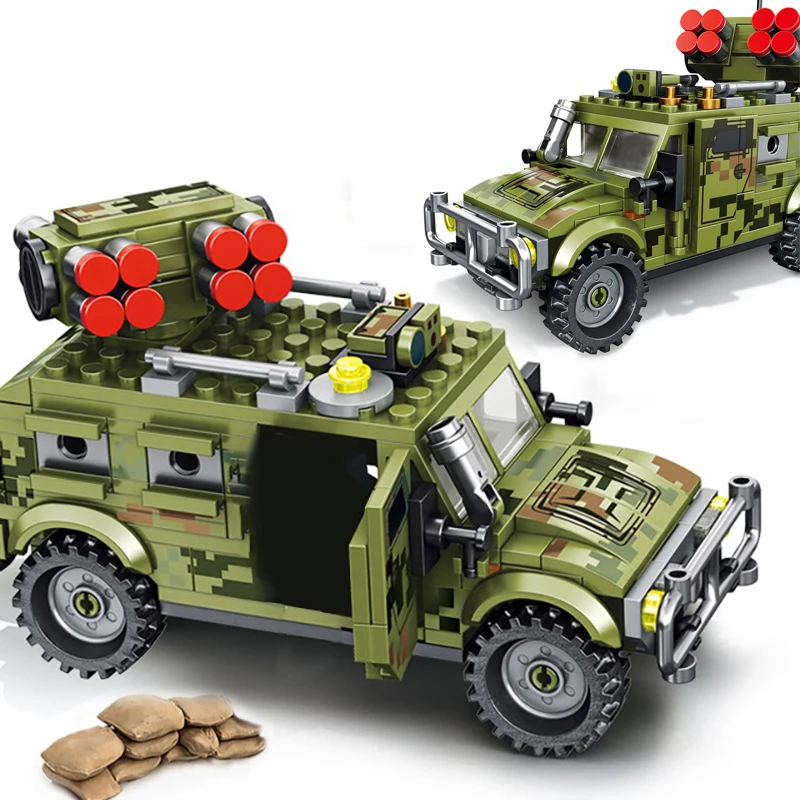Конструктор SEMBO милитари WW2 тигр автомобиль фигурки армейского оружия солдаты