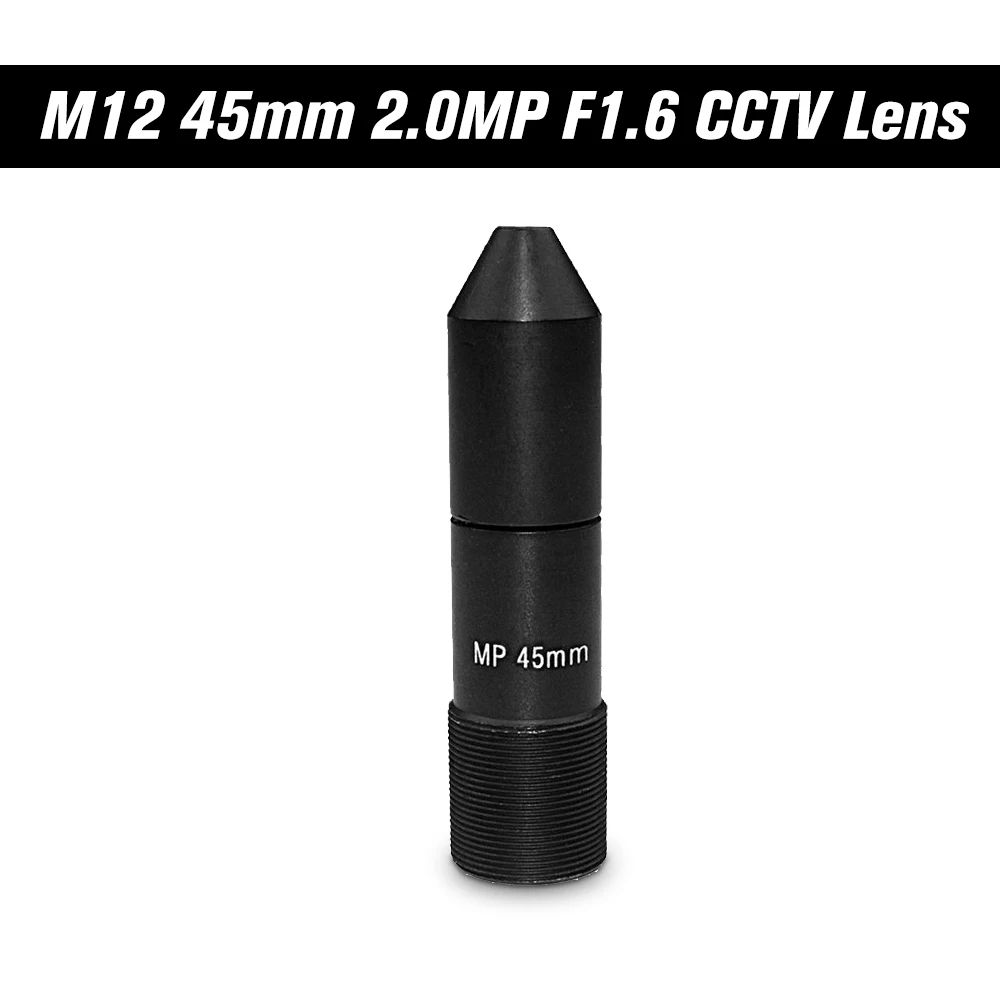 M12 Mount MTV Board Lens HD 2 0 мегапикселя 45 мм Pinhole CCTV Image форматом 1 &quot F1.6 с фиксированным