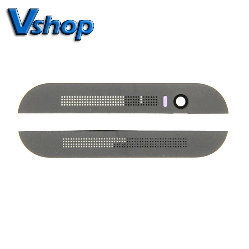 Один M8 Передняя верхняя часть + нижняя стеклянная крышка объектива и клей для HTC One