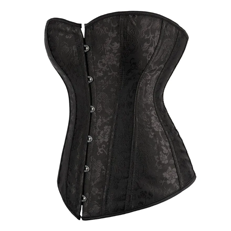 Винтажный корсет Топ для женщин Корректирующее белье на шнуровке бюстье