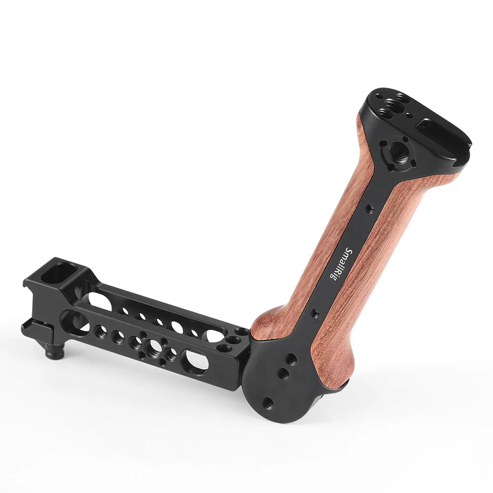 SmallRig рукоятка для DJI Ronin S/Zhiyun Crane 2/Moza Air 2 Quick Release деревянная ручка с холодным башмаком+ Arri отверстие для размещения-2340