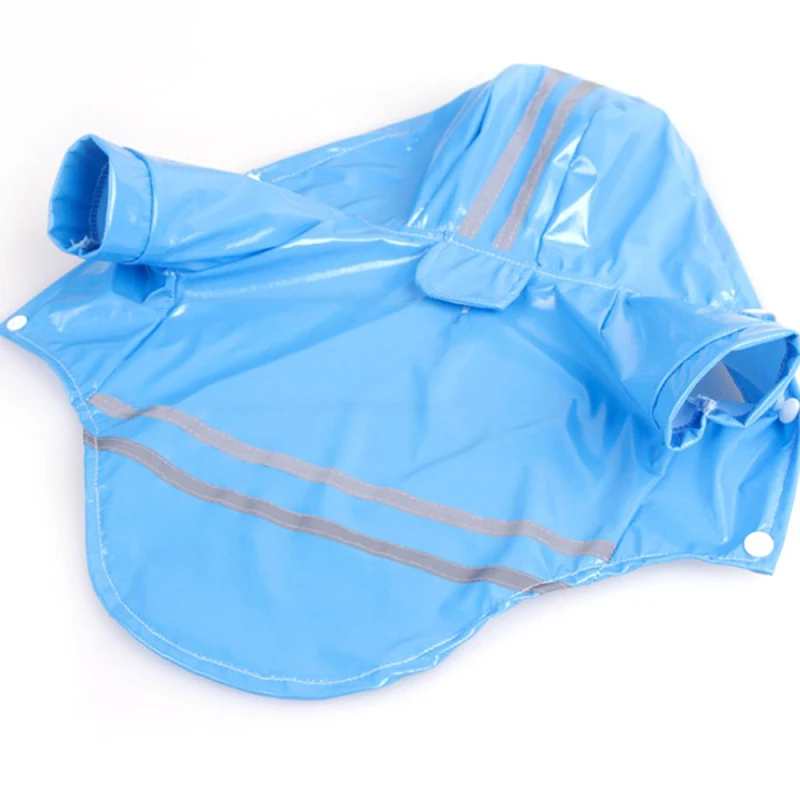 

2021 New Simple Dog Raincoat Teddy Bear Bomecokee Mini Dog Raincoat Dog Two Feet Waterproof Reflective Poncho