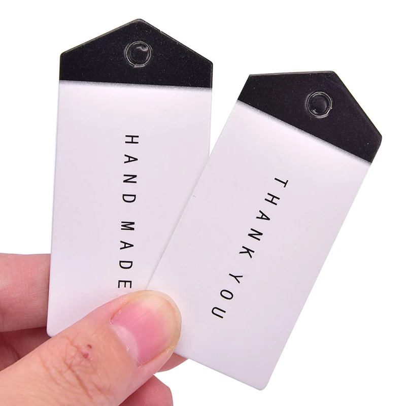 50/100 шт закладки ручной работы спасибо сообщение бумажные бирки креативная цена