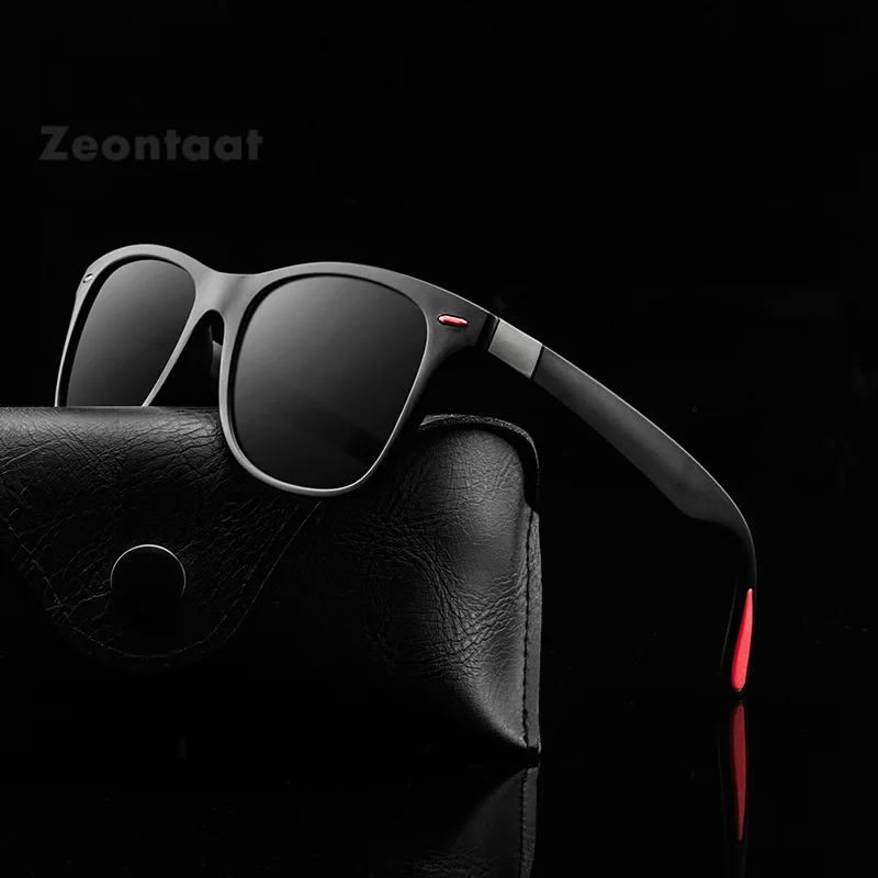 Новые квадратные солнцезащитные очки Zeontaat 2020 Мужские поляризационные Ретро