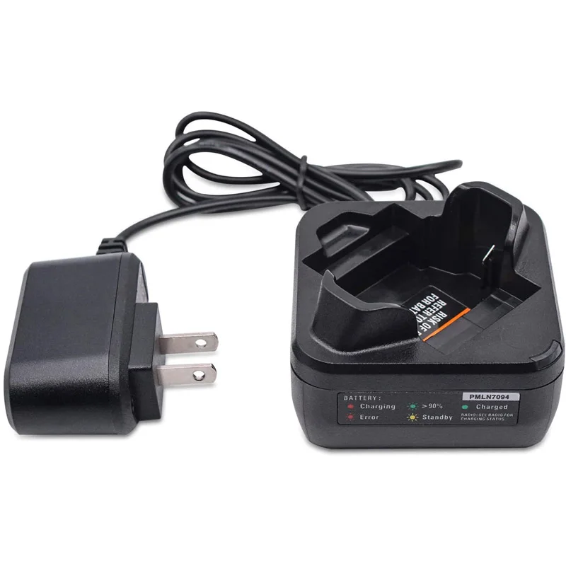 PMLN7109A PMLN7109 Battery Charger for Motorola SL300 TLK100 SL300e SL3500e SL1M SL2M SL1600 SL2600 Radio fit PMNN4468A PMNN4468