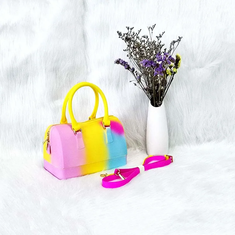 

GW 2020 summer Hot sale fashion tote bag matte pvc jelly handbag women brand silicone shoulder handbag