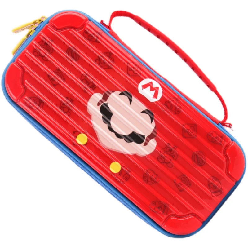 

For Nintendo Switch NS Protective Storage Bag Cover Box Hard Shell Mario Theme Portable Commuter Handbag Anti-fall