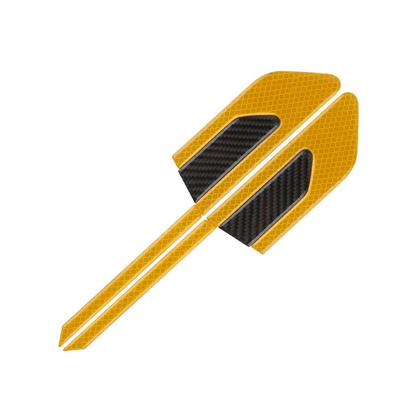 2 шт./компл. автомобильные отражающие наклейки безопасности Предупреждение ленты