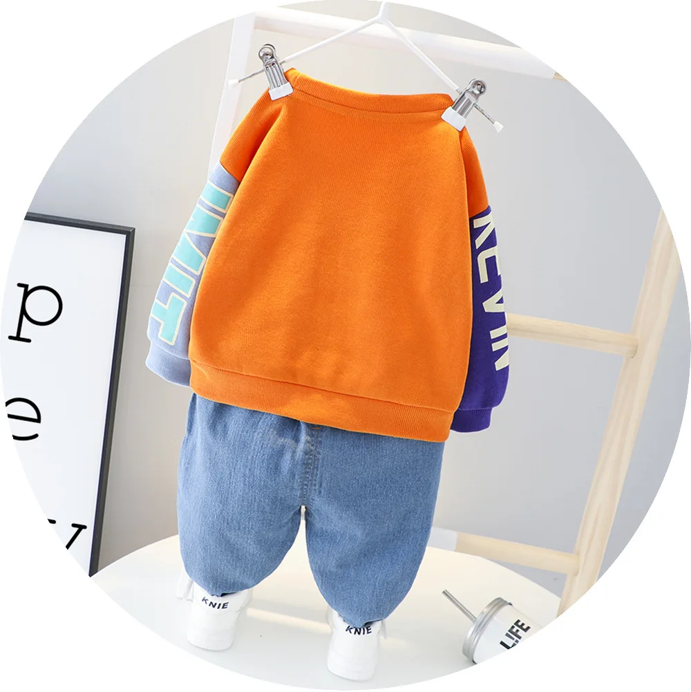 

MANBOY 2020 autumn children clothing set baby clothing set 2pcs/set (shirt + pants)